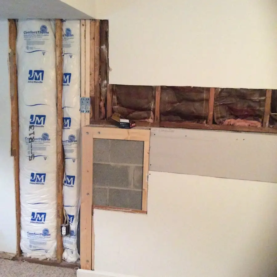 Wall insulation replacement during Odor Removal & Deodorization in Newington Forest